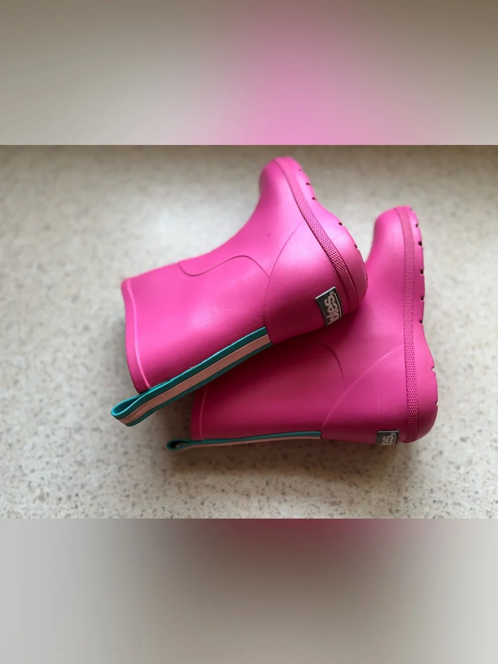 Totes Kids Boots Pink Everywhere Charley Rainboots - Little Kid Girls Size 11-12